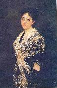 Juan Luna A portrait of the young Marchioness of Monte Olivar oil painting reproduction